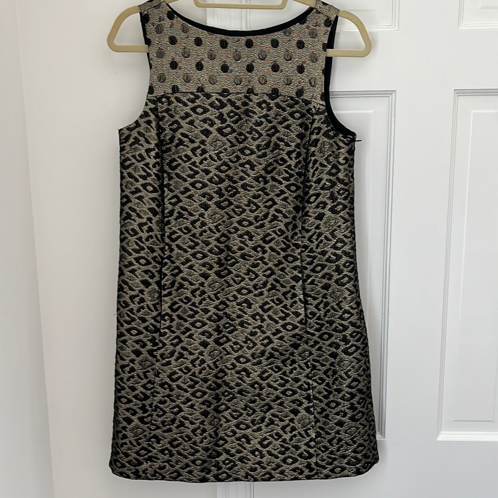 Tibi, leopard print, A line dress, size 6